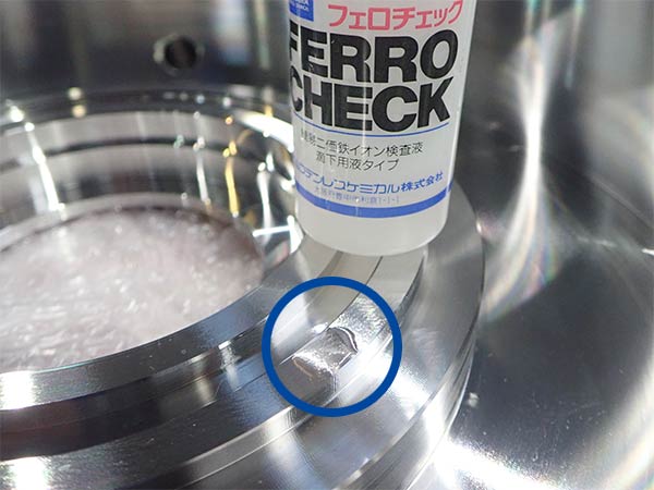 不動態化被膜の目視検査イメージ2