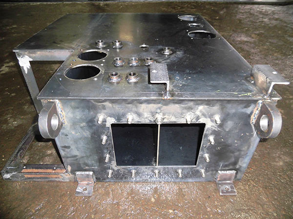 SS オイルタンク リン酸被膜処理前