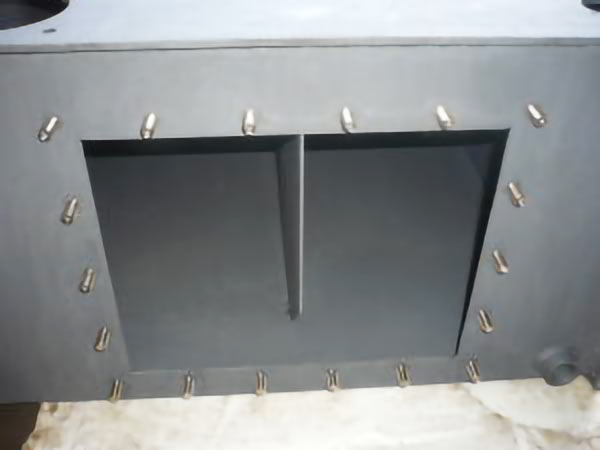 SS オイルタンク 内部3 リン酸被膜処理後