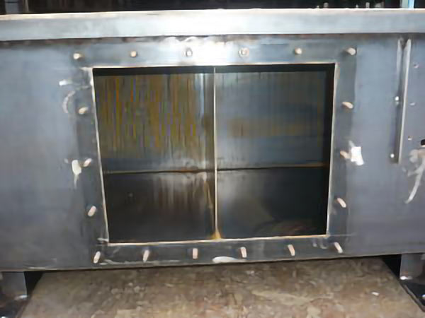 SS オイルタンク 内部3 リン酸被膜処理前