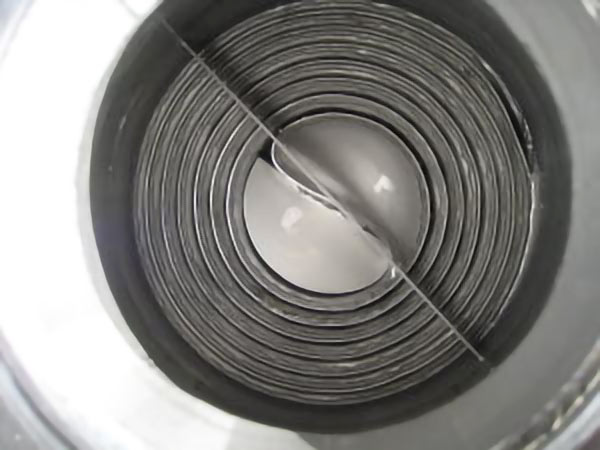 既設 SUS スパイラル熱交換器 酸洗後