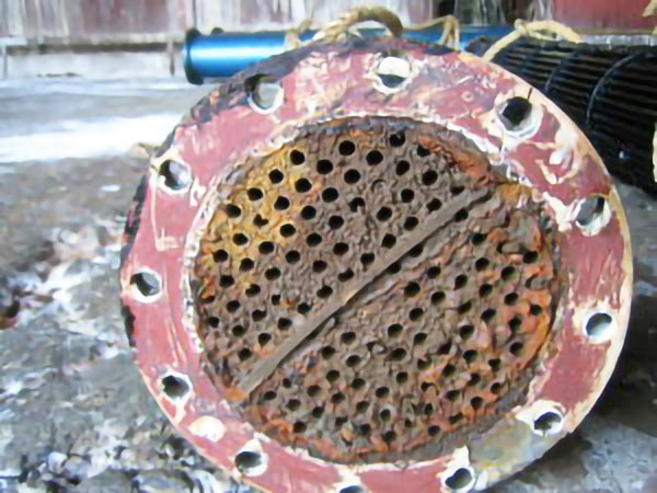 既設 ステンレス鋼 熱交換器 酸洗前