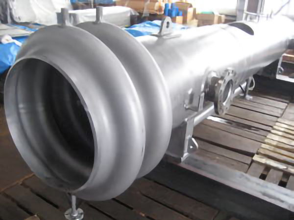 鉄製 大型配管 1000Φ x 5000L 酸洗後