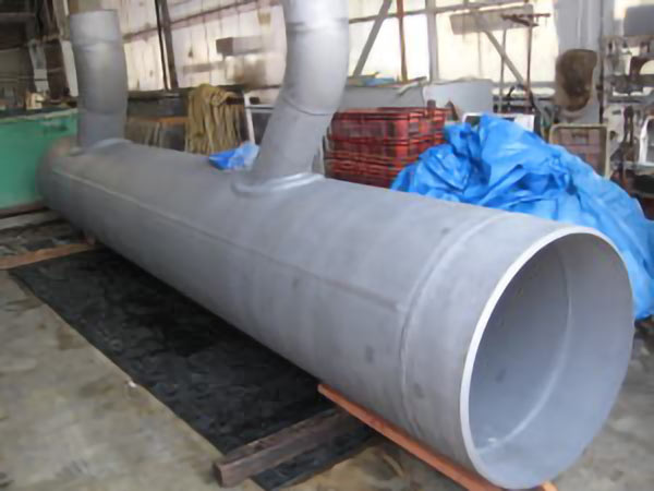 SS パイプ 1200Φ x 7000L 酸洗後